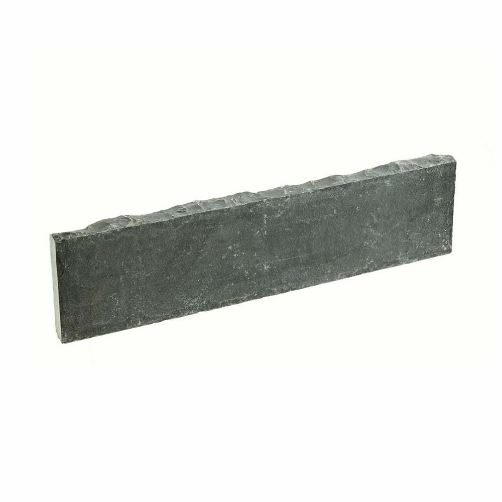 Contemporary dark stone edging