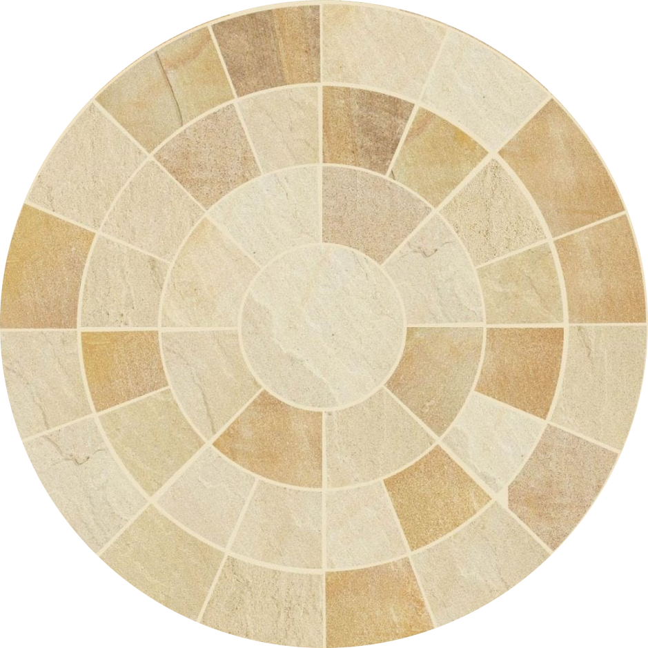 3.3 metre paving circle plan