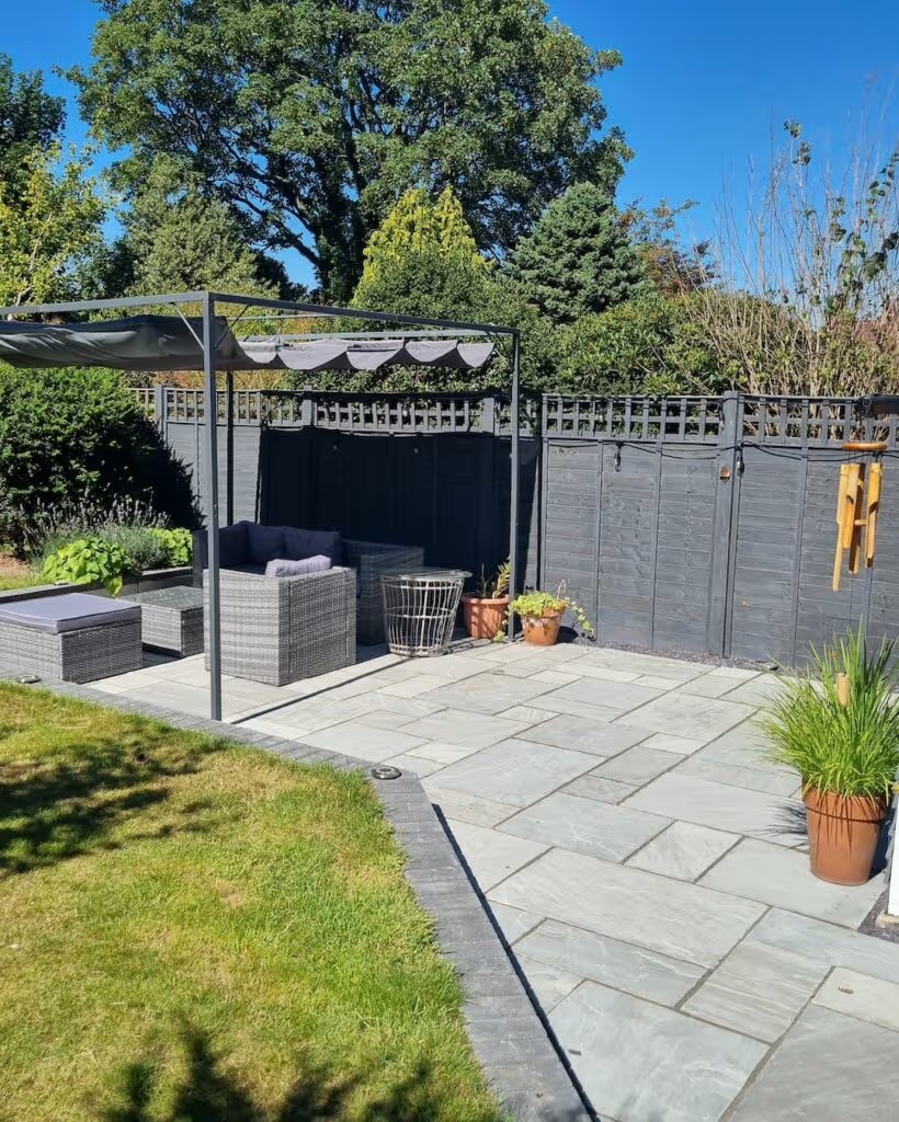 Kandla Grey stone used in architectural landscaping